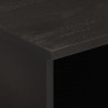 Szafka pod telewizor, czarna, 100x33x46 cm, lite drewno mango