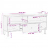 Szafka pod telewizor, czarna, 100x33x46 cm, lite drewno mango