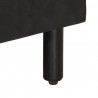 Szafka pod telewizor, czarna, 100x33x46 cm, lite drewno mango