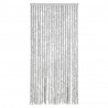 Zasłona przeciwko owadom, szara, 90x220 cm, szenil