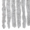 Zasłona przeciwko owadom, szara, 90x220 cm, szenil