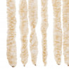 Zasłona przeciwko owadom, beżowo-biała, 56x200 cm, szenilowa
