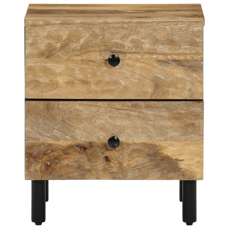 Szafka nocna, 40x33x46 cm, lite drewno mango