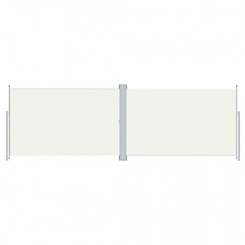 Zwijana markiza boczna, kremowa, 200 x 600 cm