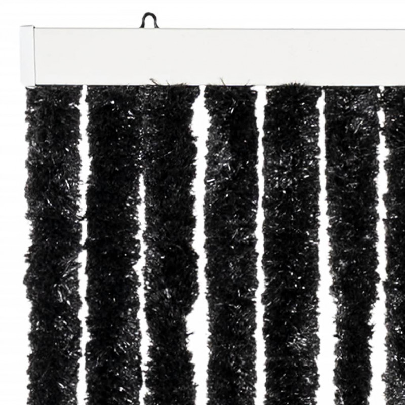 Zasłona przeciwko owadom, antracytowa, 100x230 cm, szenil