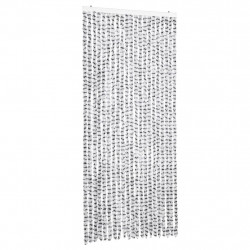 Zasłona przeciwko owadom, jasnoszaro-ciemnoszara, 90x200 cm