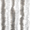 Zasłona przeciwko owadom, jasnoszaro-biała, 100x220 cm, szenil