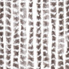 Zasłona przeciwko owadom, taupe i biel, 90x200 cm, szenil