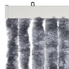 Zasłona przeciwko owadom, srebrna, 100x230 cm, szenil