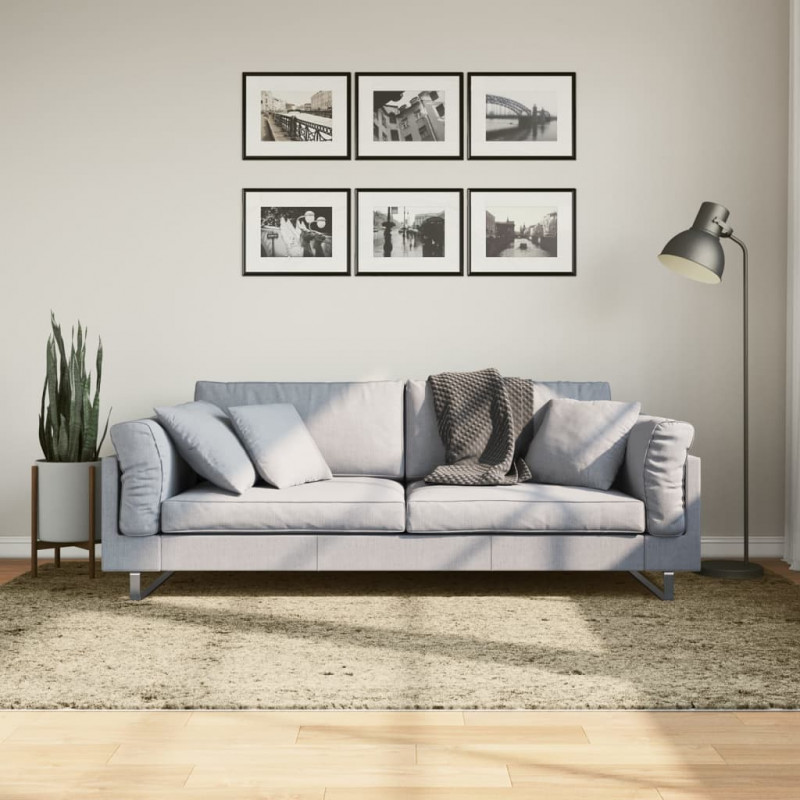 Dywan z długim włosiem PAMPLONA, złoty, 160x230 cm