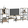 Szafka pod TV, dąb sonoma, 206,5x28,5x95 cm