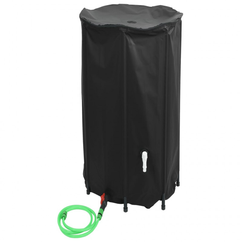 Zbiornik na wodę, z kranikiem, składany, 380 L, PVC