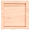 Półka, 40x40x(2-4) cm, surowe lite drewno dębowe