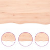 Półka, 40x50x2 cm, surowe lite drewno dębowe