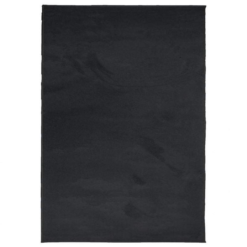 Dywan OVIEDO z krótkim włosiem, czarny, 160x230 cm