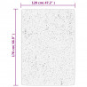 Dywan OVIEDO z krótkim włosiem, kremowy, 120x170 cm