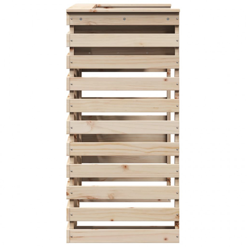 Stolik barowy do ogrodu, 113,5x50x103 cm, lite drewno sosnowe