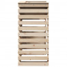 Stolik barowy do ogrodu, 113,5x50x103 cm, lite drewno sosnowe