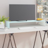Podstawka pod monitor / TV, zielone szkło, 90x30x13 cm
