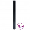 Folie okienne, 5 szt., matowe, czarne, PVC