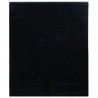 Folie okienne, 5 szt., matowe, czarne, PVC