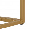 Stolik konsolowy, 90x30x76 cm, lite drewno mango i żelazo