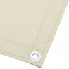 Parawan balkonowy, kremowy, 120x1000 cm, 100% poliester Oxford