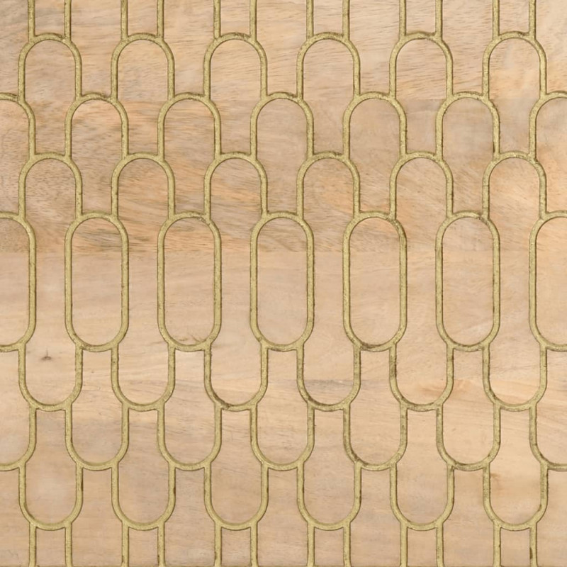 Szafka nocna, 40x33x46 cm, lite drewno mango