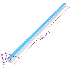 Kanał elektroinstalacyjny, samoprzylepny, 40x40 mm, 10 m, PVC