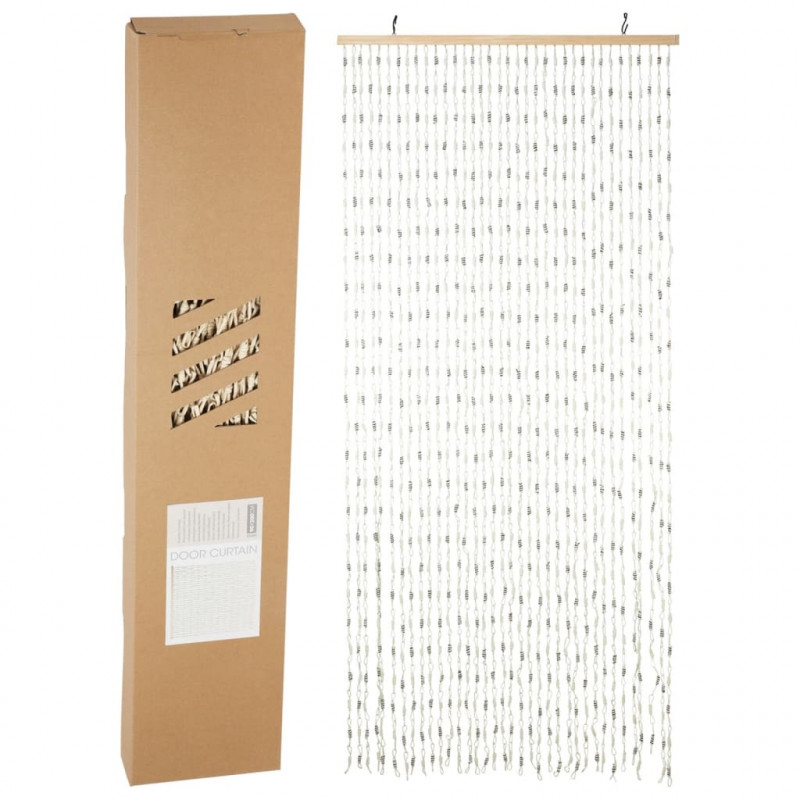 H&S Collection Kurtyna na drzwi, 90x200 cm, bambusowa, kolorowa