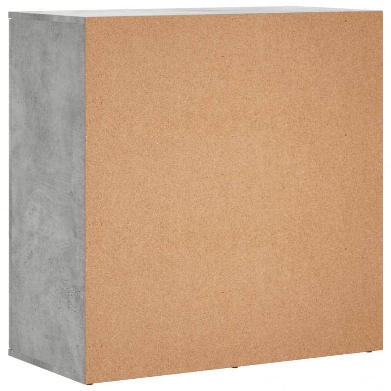 Szafka, szarość betonu, 79x38x80 cm, materiał drewnopochodny