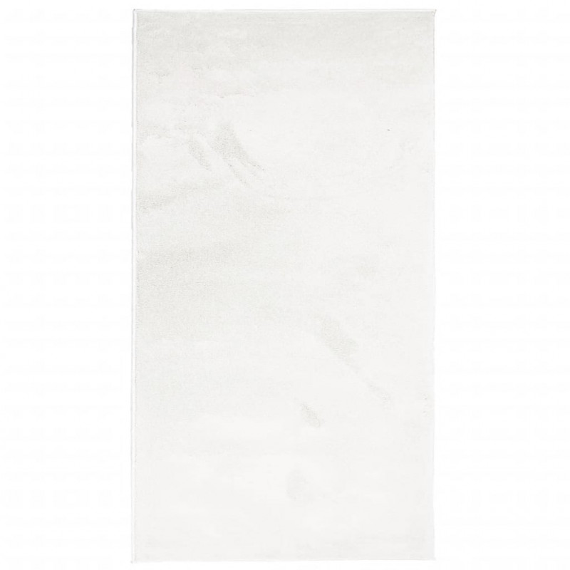 Dywan OVIEDO z krótkim włosiem, kremowy, 60x110 cm