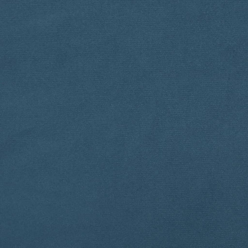 Łóżko kontynentalne z materacem i LED, granatowe, 120x190 cm