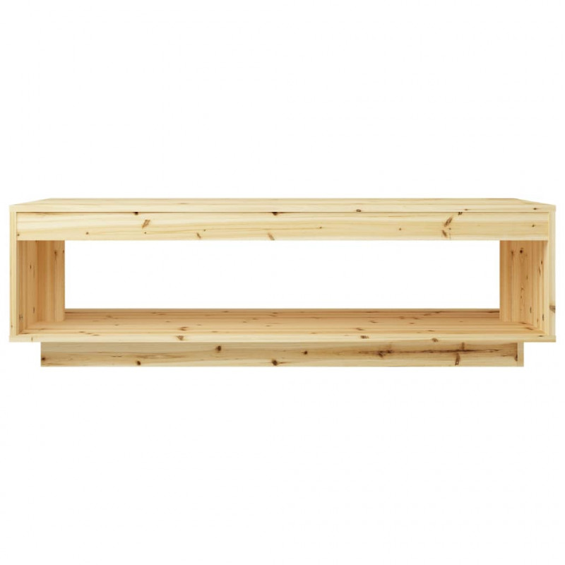 Stolik kawowy, 110x50x33,5 cm, lite drewno jodłowe