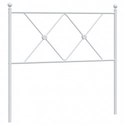 Metalowe wezgłowie, białe, 90 cm