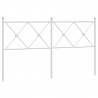 Metalowe wezgłowie, białe, 150 cm