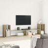 Szafki pod telewizor, 2 szt., dąb sonoma, 100x30x50 cm