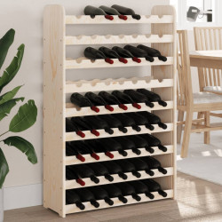 Stojak na wino, 72,5x25x111,5 cm, lite drewno sosnowe