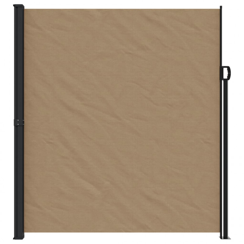 Zwijana markiza boczna, taupe, 220x600 cm