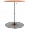 Stolik barowy, Ø60x89,5 cm, lite drewno bukowe