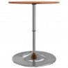 Stolik barowy, Ø60x89,5 cm, lite drewno bukowe