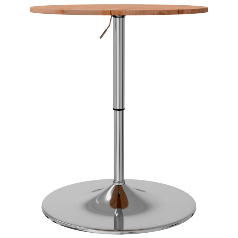 Stolik barowy, Ø60x89,5 cm, lite drewno bukowe