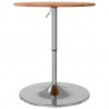 Stolik barowy, Ø60x89,5 cm, lite drewno bukowe