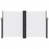 Zwijana markiza boczna, biała, 140x1000 cm