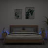 Ścienne szafki TV z LED, 2 szt., dąb sonoma, 30,5x35x30 cm