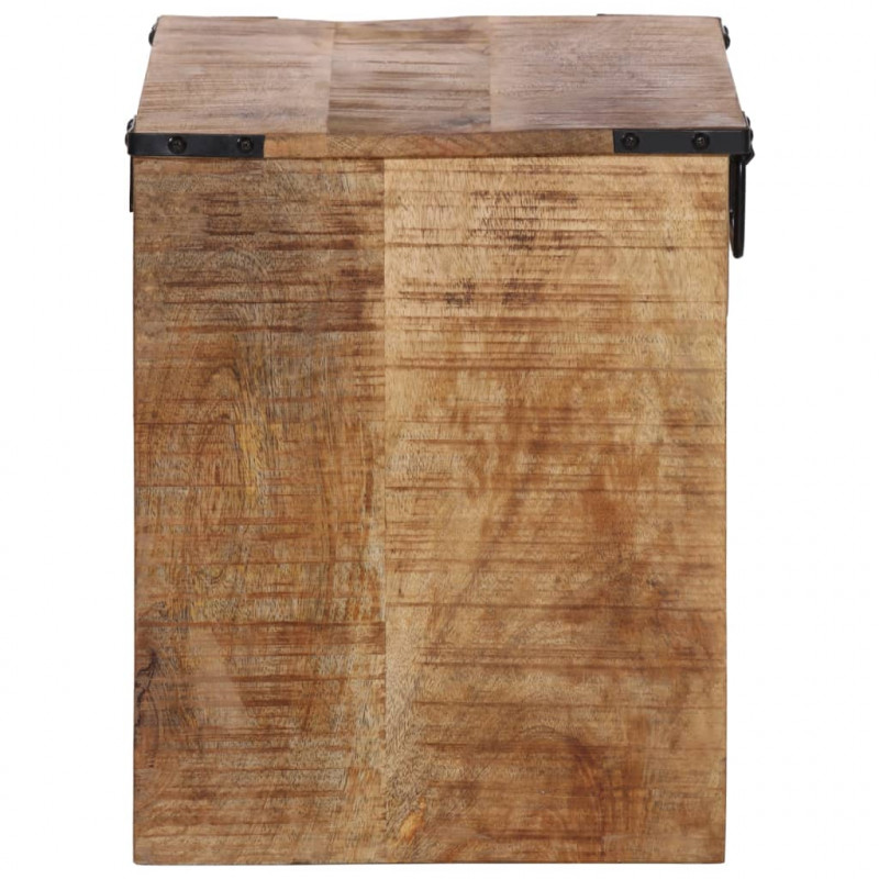 Szafka nocna, 40x30x37 cm, lite drewno mango