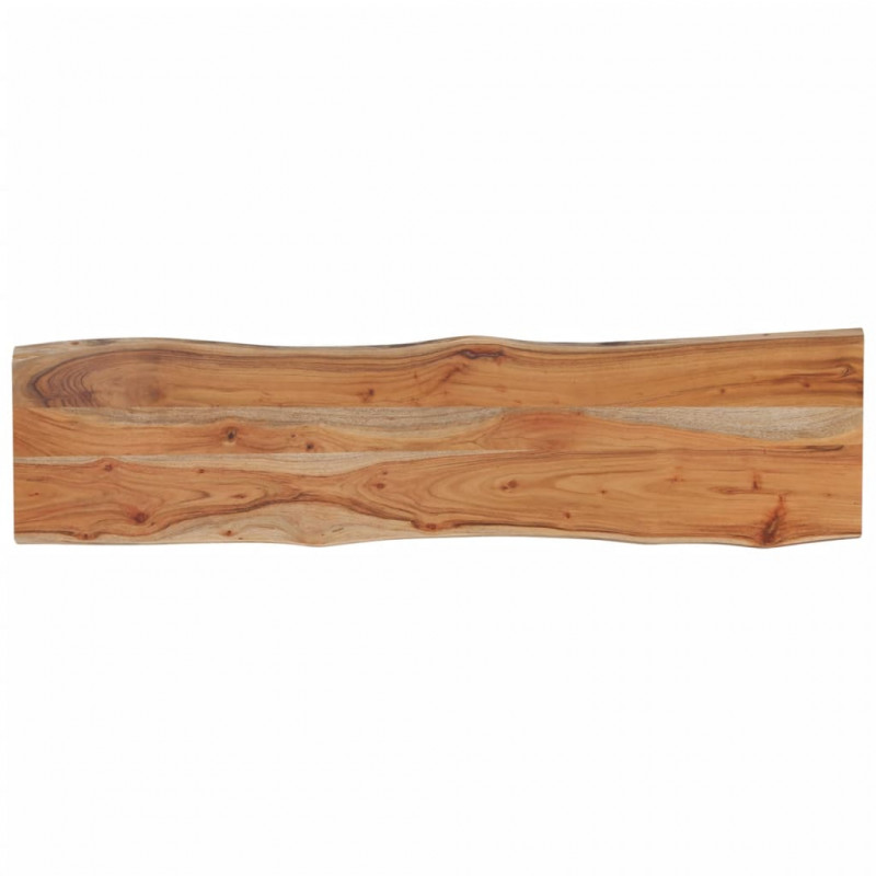 Blat do stołu, 180x40x2,5cm, drewno akacjowe, naturalna krawędź