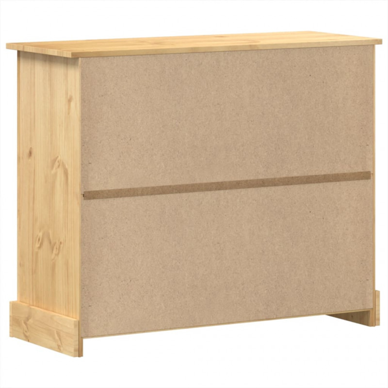 Komoda Corona, 110x43x91 cm, lite drewno sosnowe