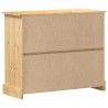 Komoda Corona, 110x43x91 cm, lite drewno sosnowe