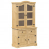 Witryna Corona, 100x48,5x179 cm, lite drewno sosnowe